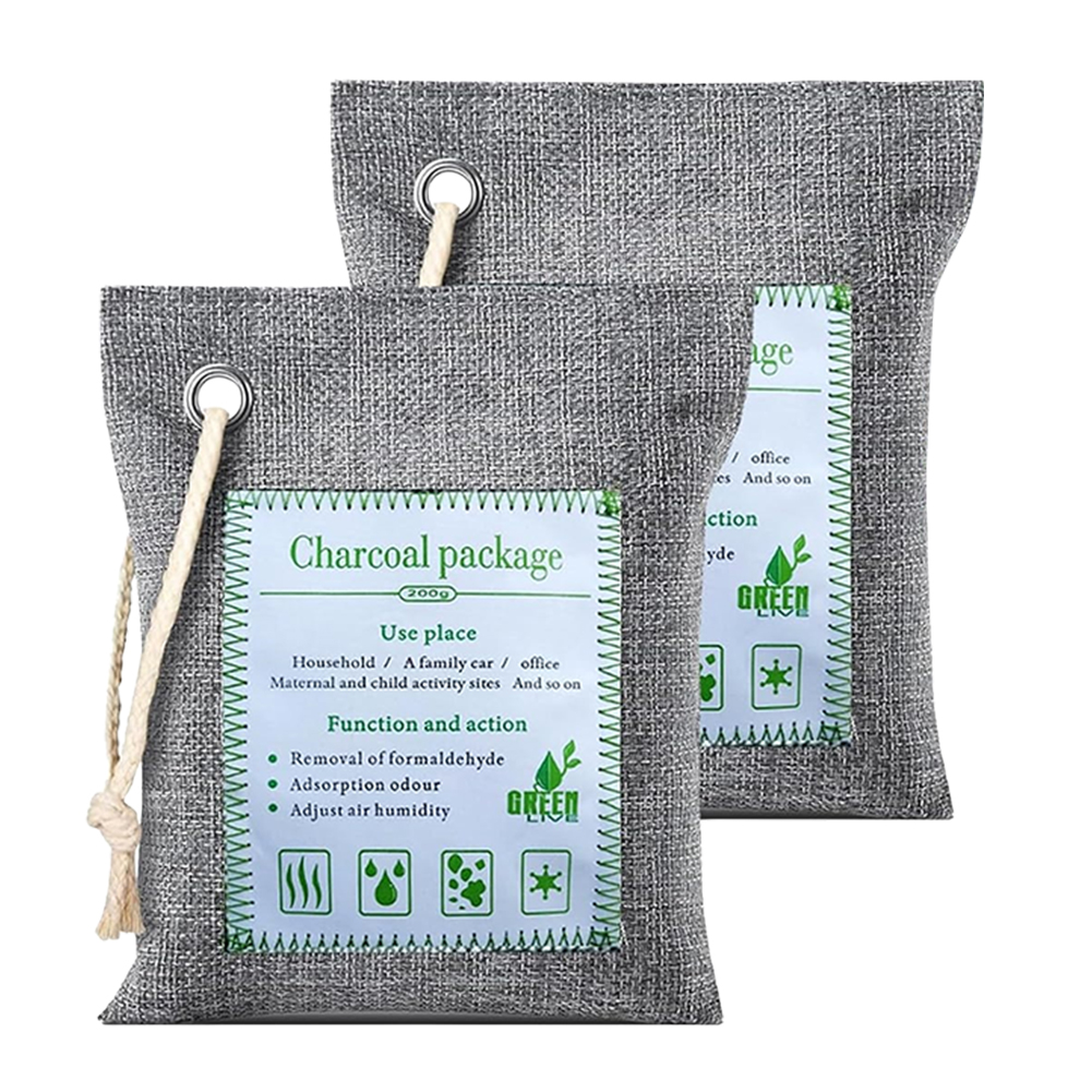 Activated Carbon Bag - Natural Car Air Freshener Reusable Natural