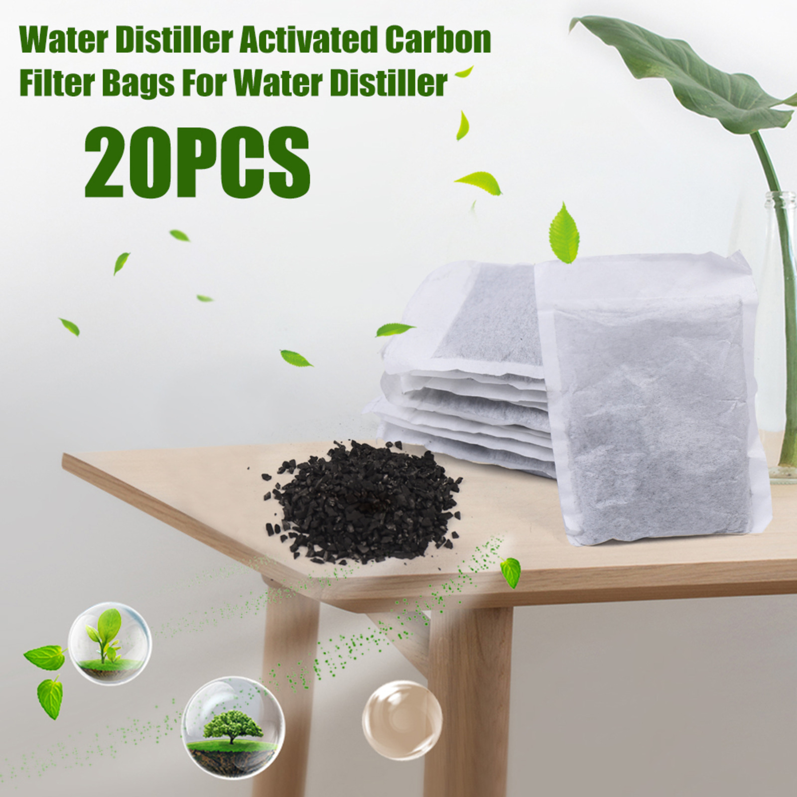 Activated Carbon Bag - 20 Pcs Activated Carbon Filter Bags