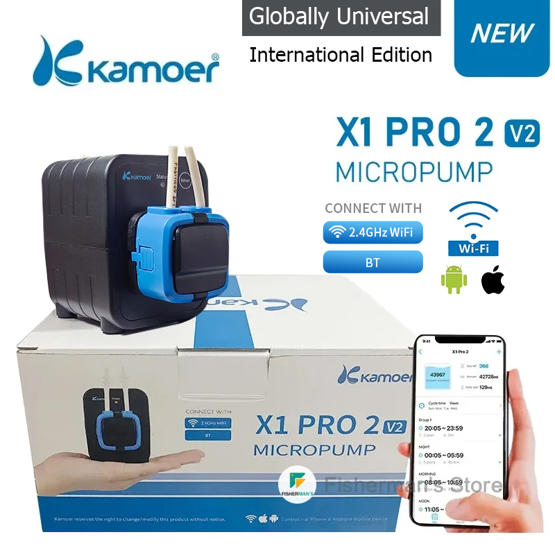 Kamoer X1 PRO 2 V2 WiFi Blueto - đánh giá và giá Marine Aquarium Equipment