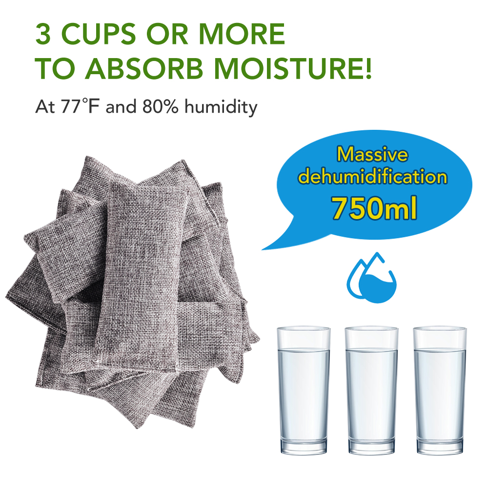 10pcs Natural Bamboo Charcoal  - đánh giá và giá Activated Carbon Bag
