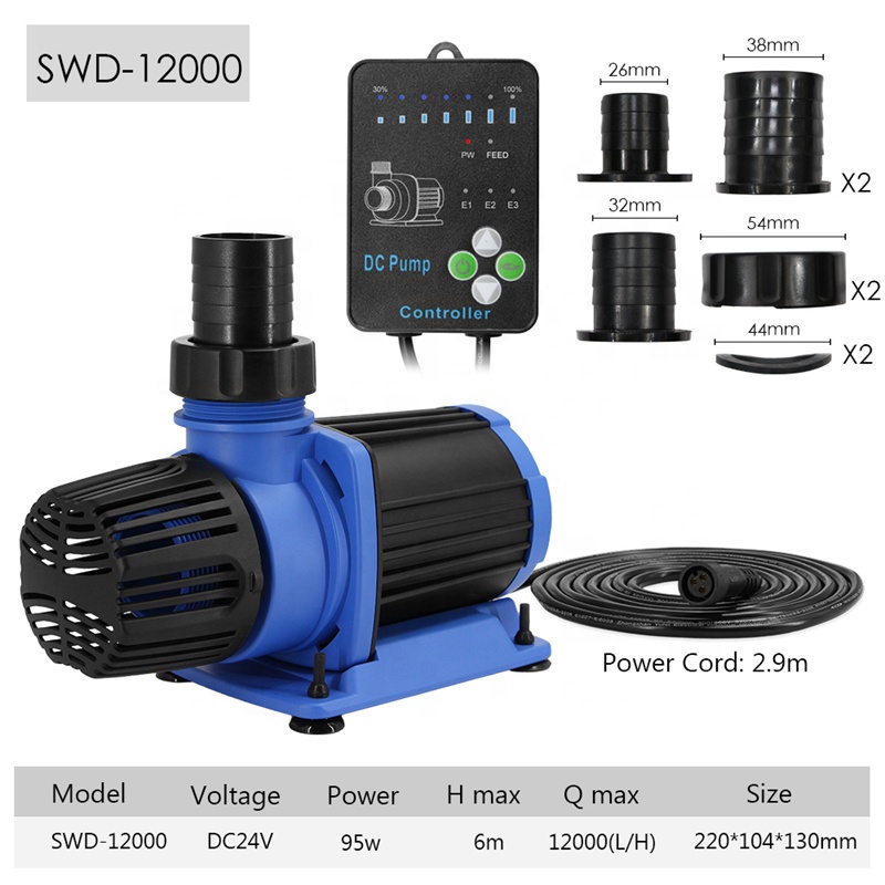 12000lh Adjustable Large Flow  - đánh giá và giá Marine Aquarium Dc Pump