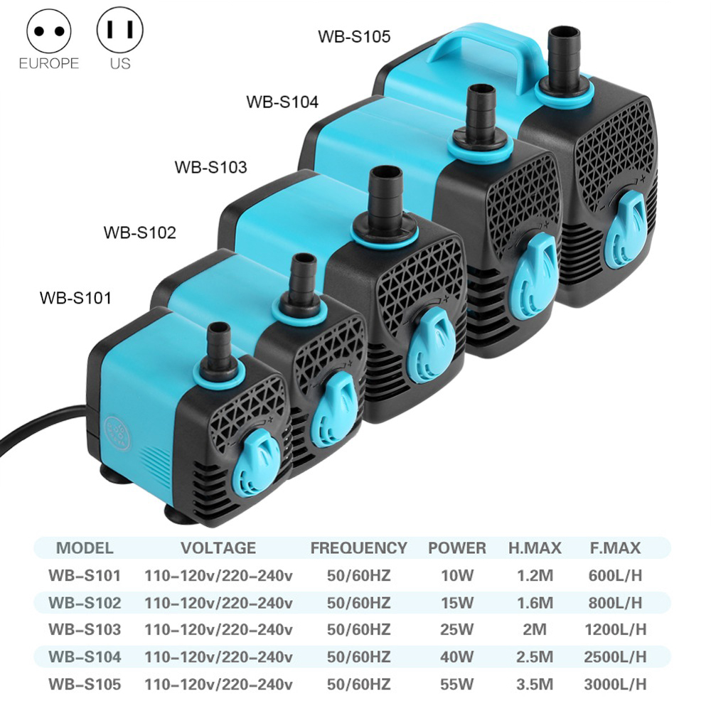 220V Cực Êm Bơm Chìm Lọc Ao Cá - đánh giá và giá Marine Aquarium Dc Pump
