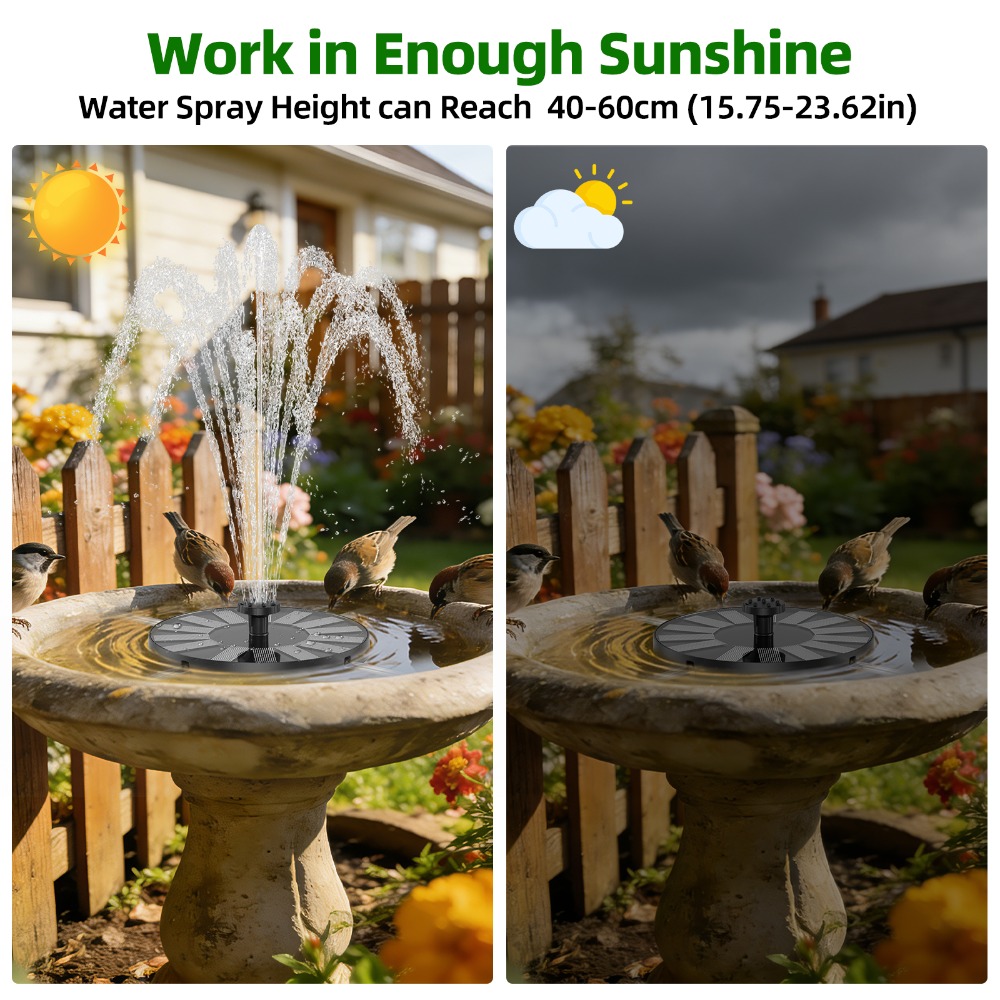 New 1.4W Solar Fountain Stable - đánh giá và giá Marine Aquarium Equipment