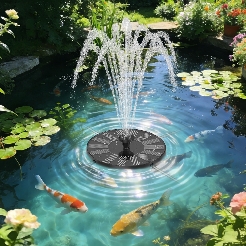New 1.4W Solar Fountain Stable - đánh giá và giá Marine Aquarium Equipment