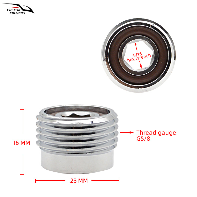 1Pcs DIN to Yoke Adapter Scuba - đánh giá và giá Marine Aquarium Equipment